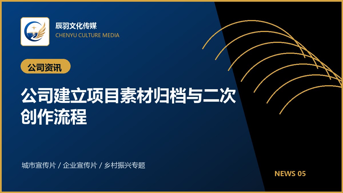 公司建立项目素材归档与二次创作流程